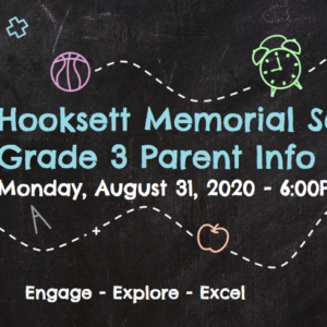 Hooksett Memorial School Grade 3 Parent Info Monday August 31, 2020-6:00 pmPresentation of 08/31/2020