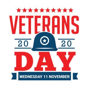 2020 Veteran's Day Wednesday 11/11/20